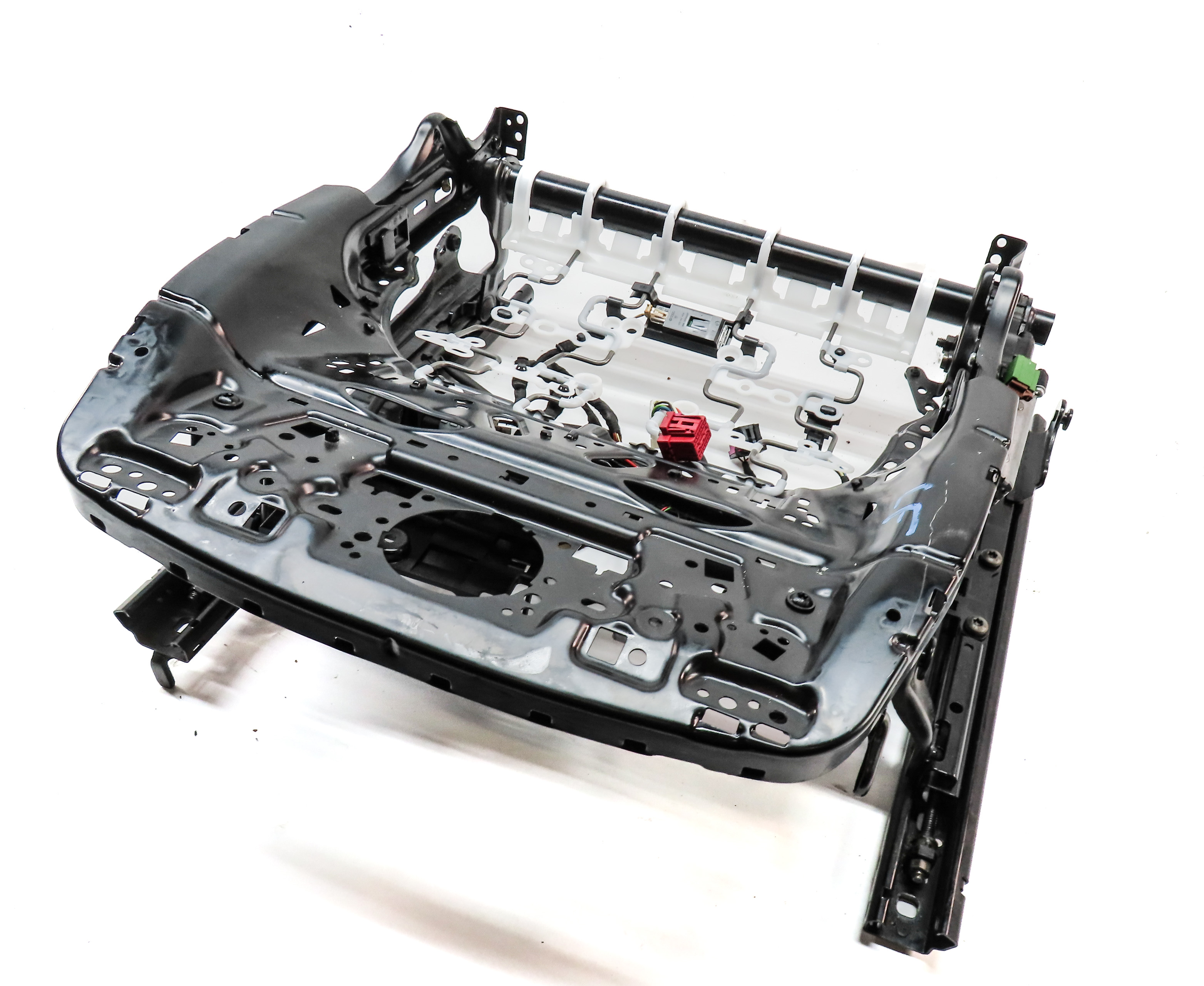 17-19 AUDI A4 (B9 8W) LEFT FRONT DRIVER STANDARD SEAT MEMORY SEAT TRACK & MOTORS — exact item pictured